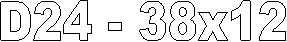D24 - 38x12 